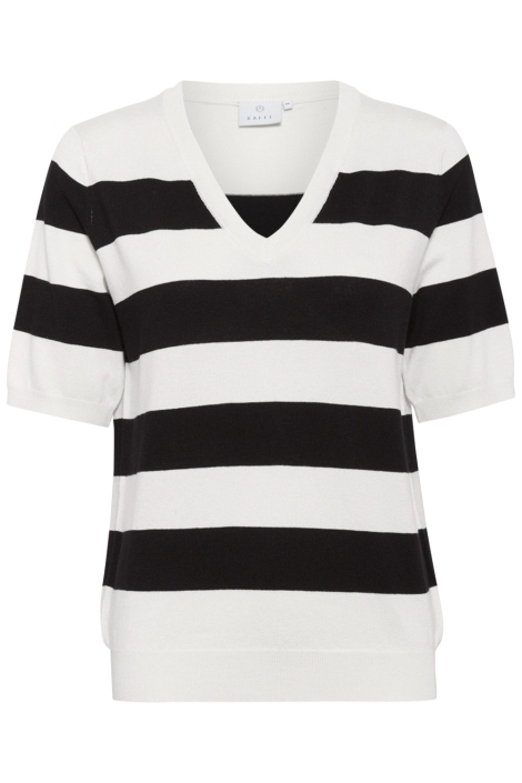Kaffe kalizza striped v-neck